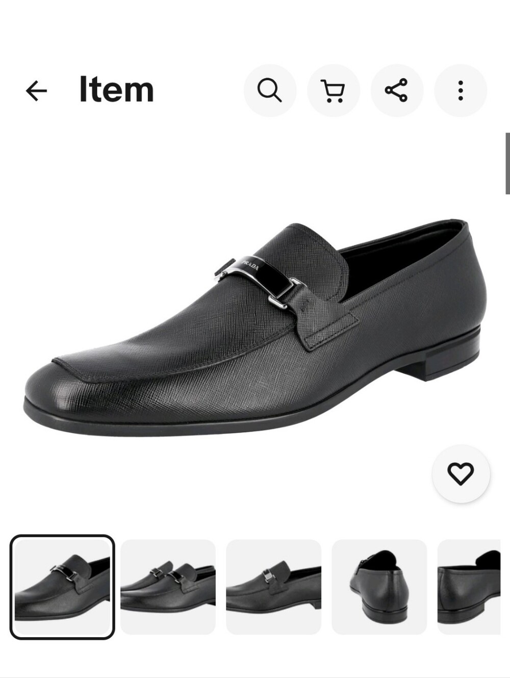 Prada Loafer 2DC135 Mens